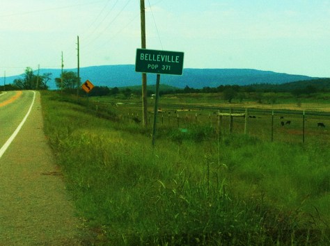 Welcome to Belleville Population 371!